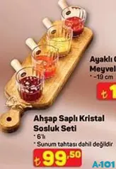 AHŞAP SAPLI KRSİTAL SOSLUK SETİ 6'LI AHŞAP SAPLI KRSİTAL SOSLUK SETİ 6'LI